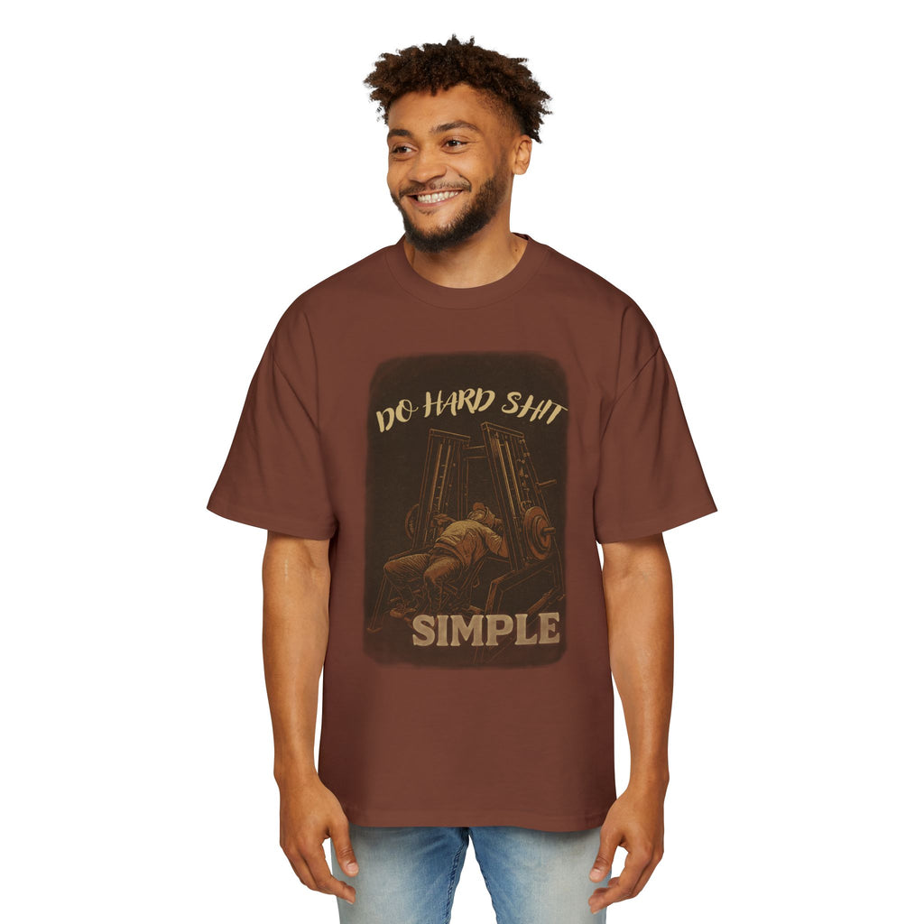 Heavy Oversized Tee - 'Do Hard Shit'