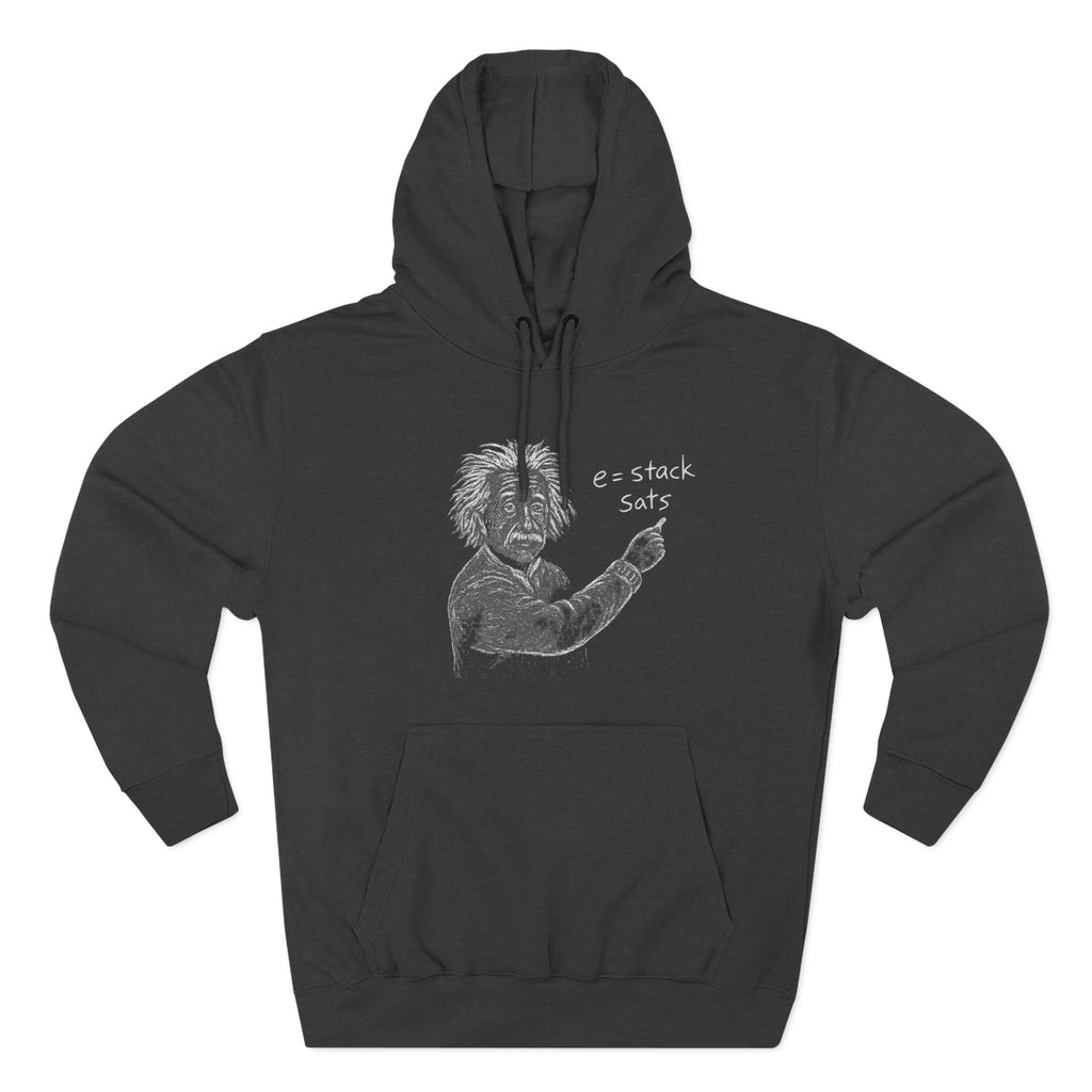 Hoodie with Einstein Chalkboard Graphic