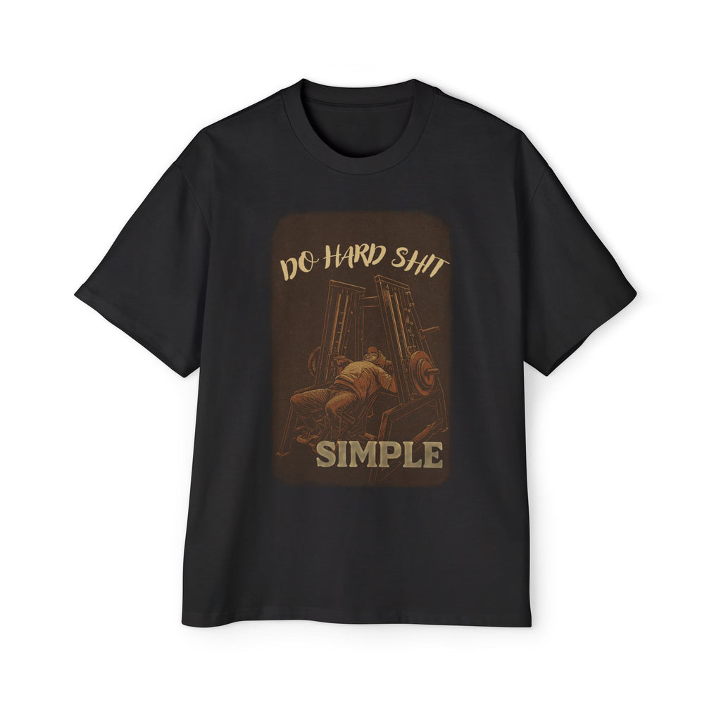Heavy Oversized Tee - 'Do Hard Shit'
