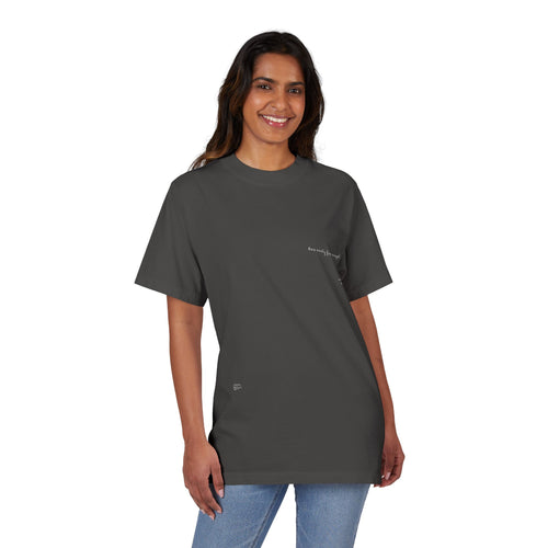 'too early for angels' washed drop shoulder